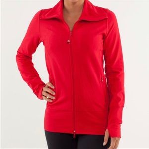 Red Lululemon In-Stride Jacket